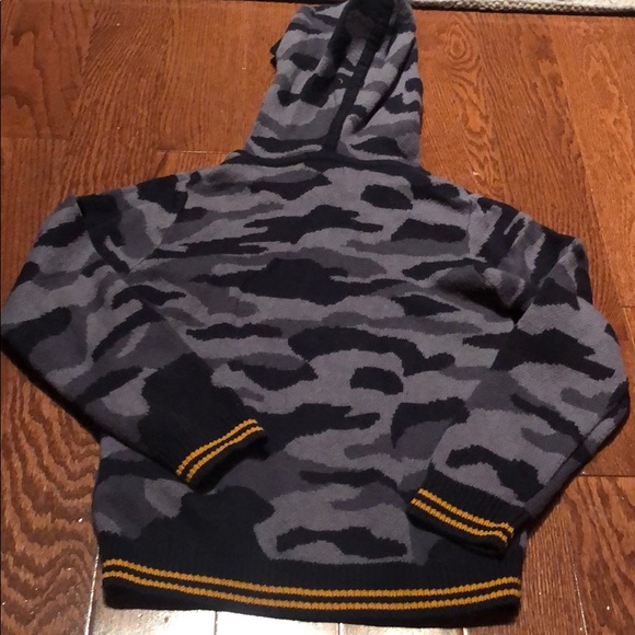 EUC - Mayoral Navy Camouflage Hoodie Sweater - Picture 4 of 5